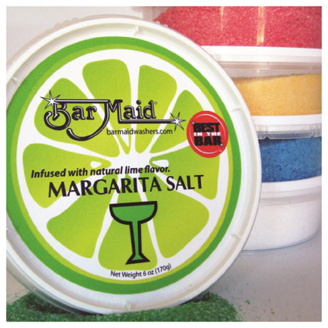 Bar Maid CR-102 Bar Maid Margarita Salt (White) Infused With Natural Lime Flavor