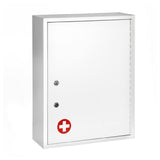 Alpine Industries ADI999-04-WHI Medical Security Cabinet 16"W X 6"D X 21"H Large Dual Lock