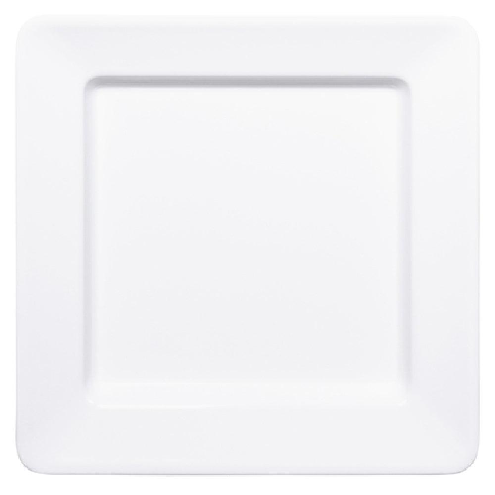 GET Enterprises B12-W Elite Global Solutions Plate 12" X 1-1/2"H Square