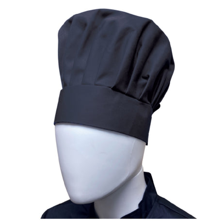 Thunder Group CH013BK Chef Regalia Adjustable Velcro Closure Chef Hats 13.5" High Overall