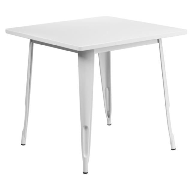 Flash Furniture ET-CT002-1-WH-GG Table 31-1/2"W X 31-1/2"D X 29-1/2"H Dining Height