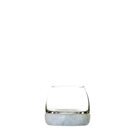 Hospitality Brands FG735010-002 Hospitality Brands Polar Whisky Glass With Marble Base