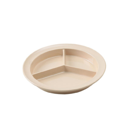 Yanco NS-701T Nessico Compartment Plate 8-3/4" Dia. 3-compartments