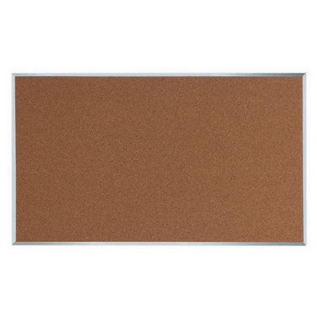 Aarco DB3660 Bulletin Board 60"W X 36"H Natural Pebble Grain Cork