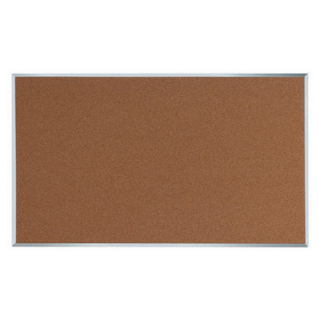 Aarco DB3660 Bulletin Board 60"W X 36"H Natural Pebble Grain Cork