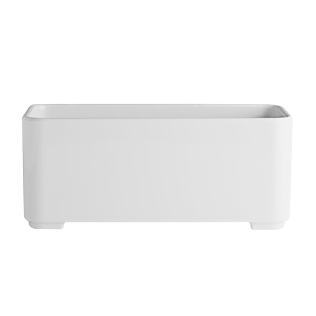 Steelite 7185TM606 Small Narrow Rectangle Insert 6 5/8 In X 3 1/4 In X 2 3/4 In (23 Oz) Creations Melamine