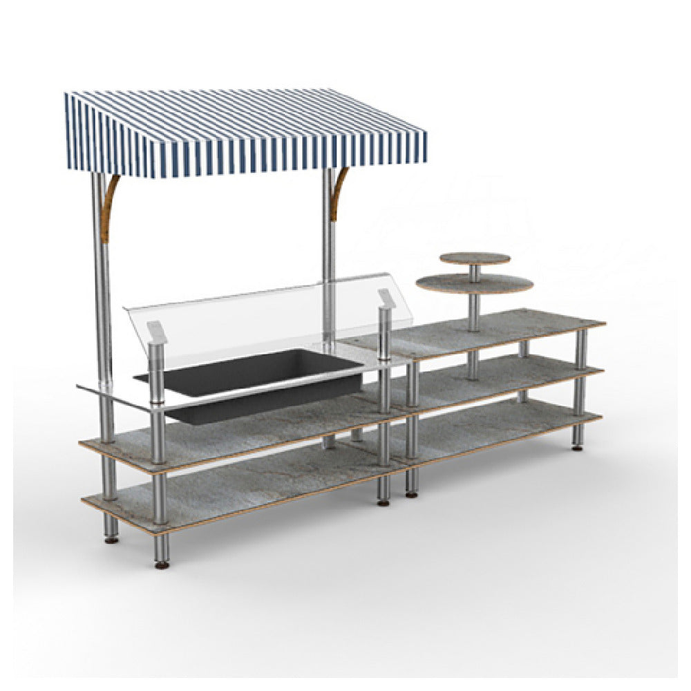 Steelite MGCMLE04GSWF Display Station Mixed Materials (minimum = Case Quantity 1 Per Case) (repack Item)