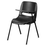 Flash Furniture RUT-EO1-BK-LTAB-GG Hercules Series Ergonomic Shell Chair 880 Lb. Weight Capacity