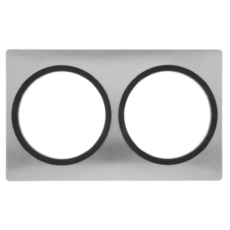 Hubert 28979 - Tile, For Colorscape 9-7/16" Dia. Round Pans, 2-compartment