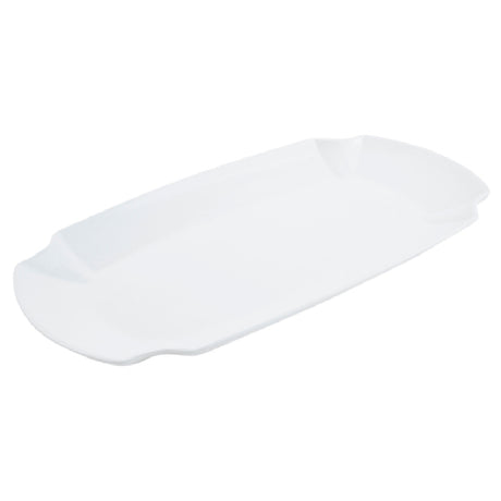 Bon Chef 70052BLKSPKLD Futura Platter 13-7/8" X 26" Aluminum With Sandstone