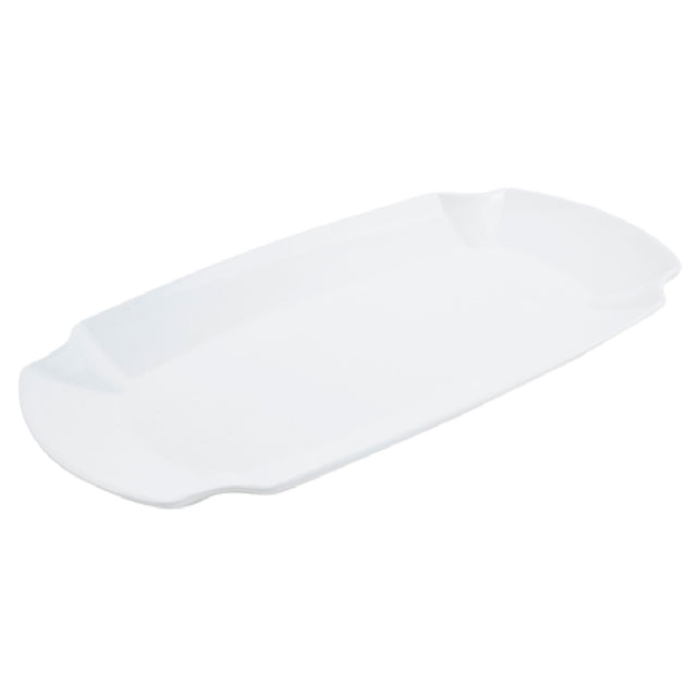 Bon Chef 70052BLKSPKLD Futura Platter 13-7/8" X 26" Aluminum With Sandstone