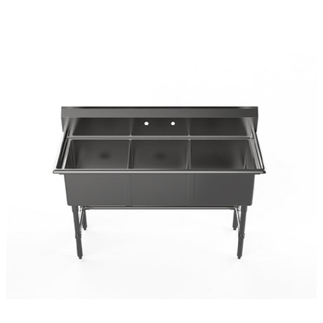 Atosa USA, Inc. SS1824F31D18 - MixRite Sink, 3-compartment, 90"W X 30"D X 44-1/2"H Overall