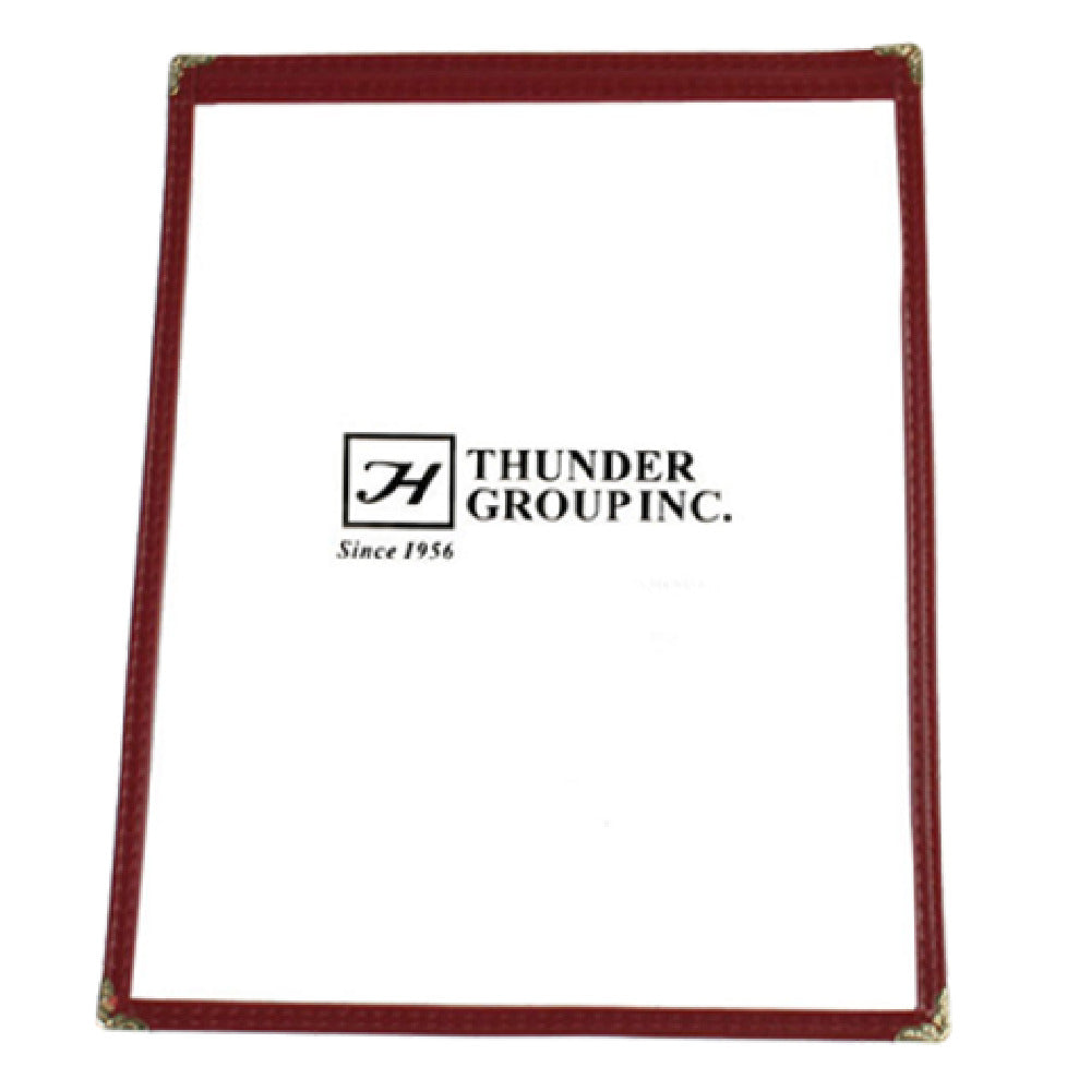 Thunder Group PLMENU-1MA Menu Cover 8-1/2" X 11" Single Pocket