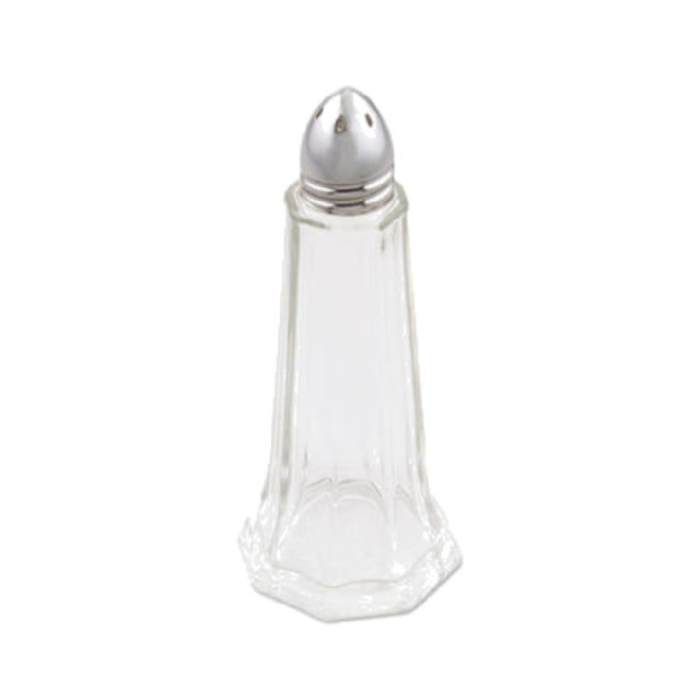 Alegacy Foodservice Products 158S Salt & Pepper Shaker 1-1/2 Oz. Tower Glass Jar