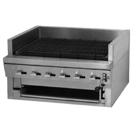 Montague Company UFSC-48R Legend™ Char-Broiler 48" Free Standing Countertop Self-cleaning Stainless Steel Radiants