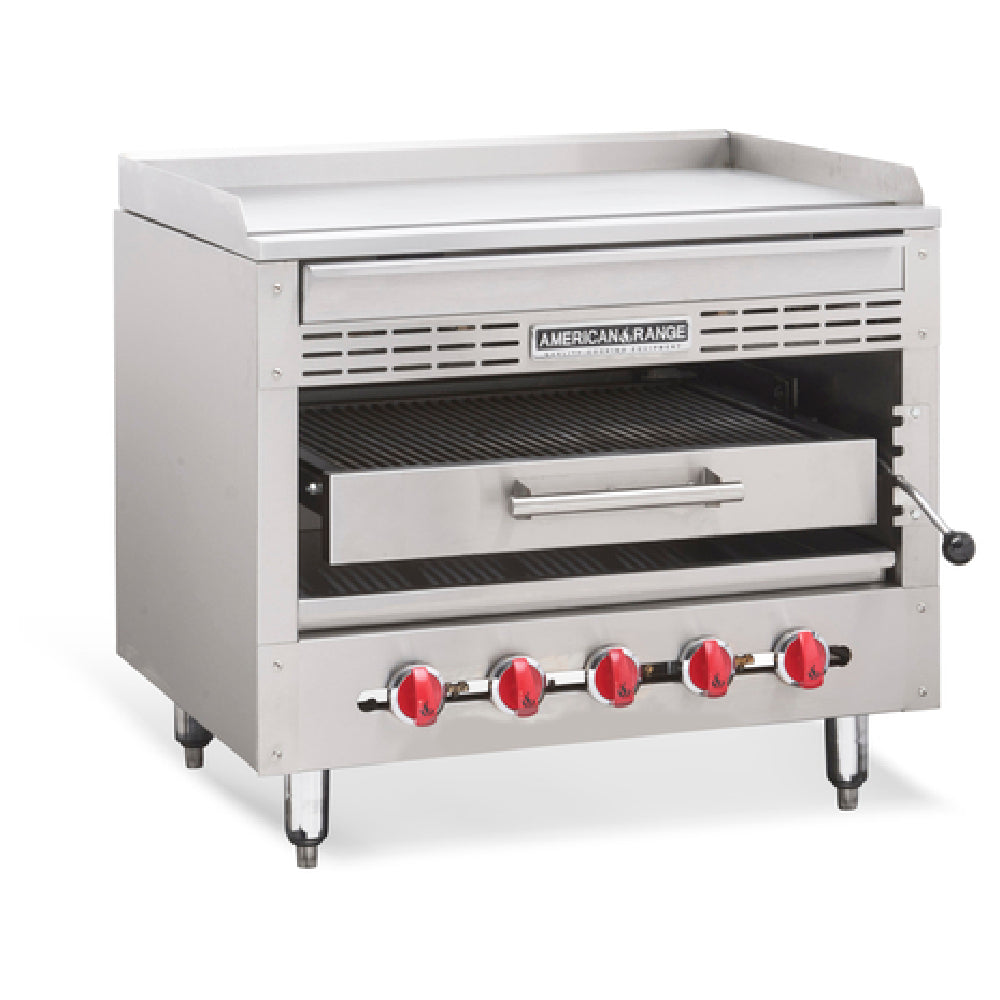 American Range HD45-RGBSH_LP - Radiant Steakhouse Griddle/Broiler, Gas, 45" Wide Cooking Surface