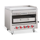 American Range HD45-RGBSH_NAT - Radiant Steakhouse Griddle/Broiler, Gas, 45" Wide Cooking Surface