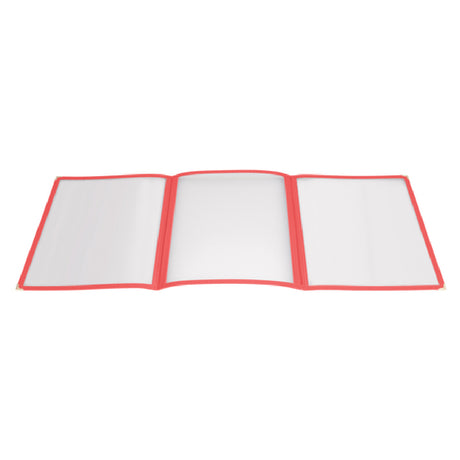 Winco PMCT-9R Menu Cover Triple Fold Overall 9-1/2" X 12-1/8"