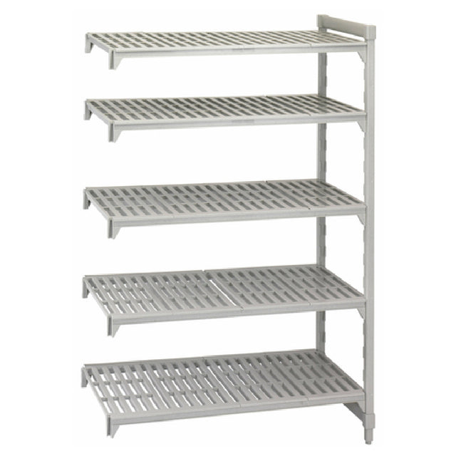 Cambro CPA213672V5480 Camshelving® Premium Add-On Unit 21"W X 36"L X 72"H 5-tier