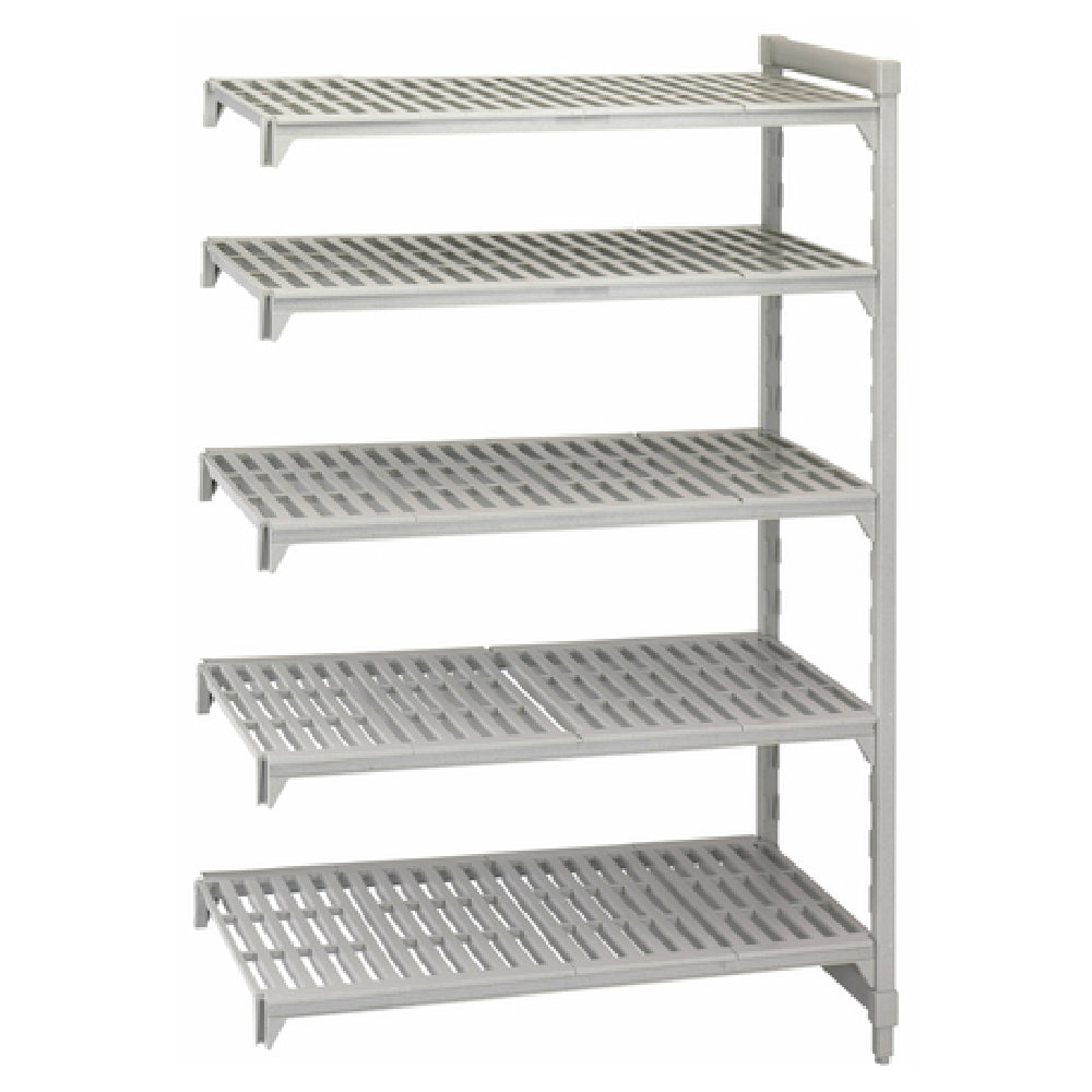 Cambro CPA185484V5PKG Camshelving® Premium Add-On Unit 18"W X 54"L X 84"H 5-tier