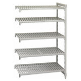 Cambro CPA214864V5480 Camshelving® Premium Add-On Unit 21"W X 48"L X 64"H 5-tier