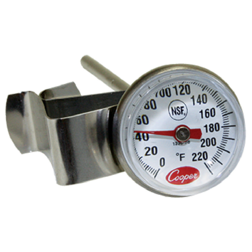 Cooper Atkins 1236-70-1 Espresso/Cafe Thermometer 5" (12.3cm) Shaft Length .150" (.38cm) Shaft Diameter