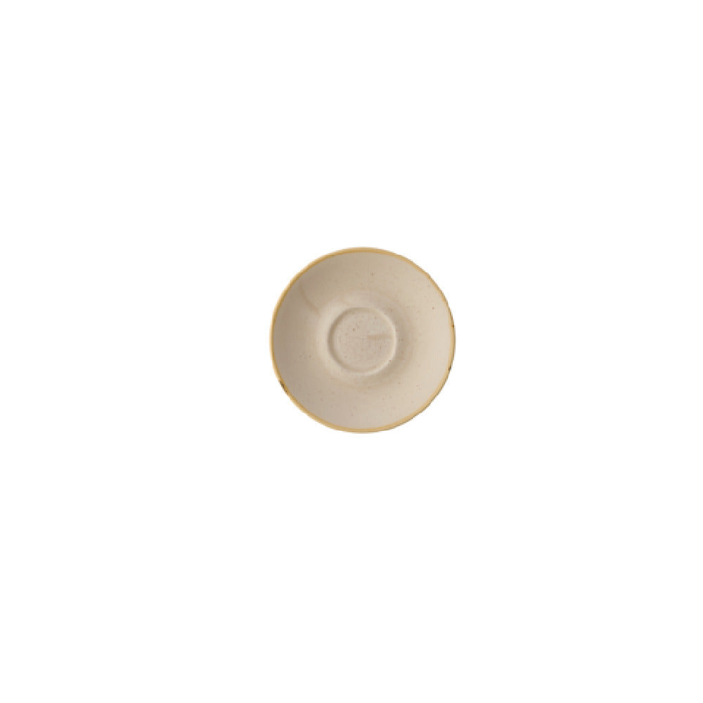 Churchill China SNMSCSS 1 - Stonecast Nutmeg Cream Cafe Cappuccino Saucer, 6.25"