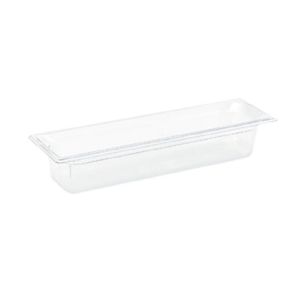 Vollrath 8052410 Super Pan® 2/4 GN Food Pan 2-1/2" Deep Low-temp Polycarbonate Clear Plastic