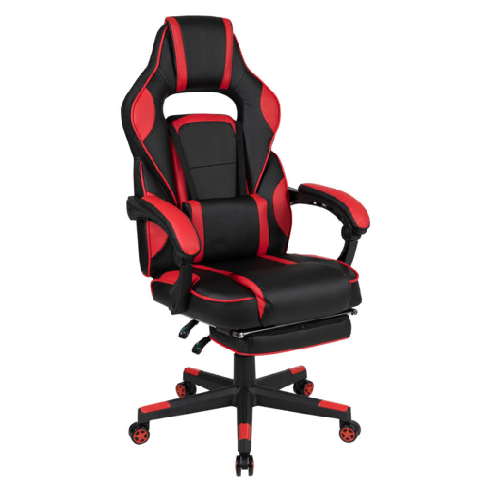 Flash Furniture CH-00288-RED-GG X40 Gaming Chair 280 Lb. Weight Capacity LeatherSoft Upholstery