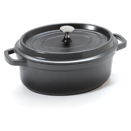 GET Enterprises CA-009-GR/BK Heiss™ Induction Dutch Oven 3-1/2 Qt. (3-3/4" Qt. Rim Full)