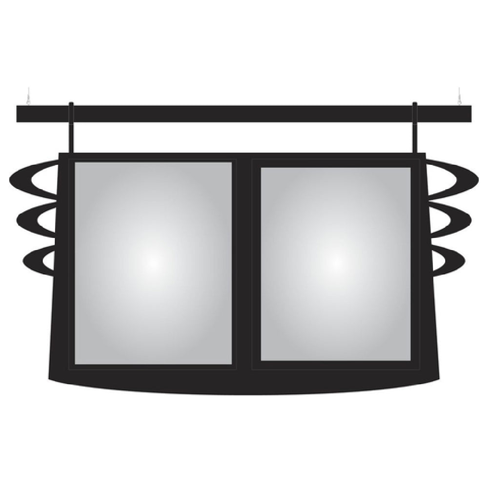 Hubert 52076 - Menu Board, 2-pocket, Hanging