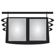 Hubert 52076 - Menu Board, 2-pocket, Hanging
