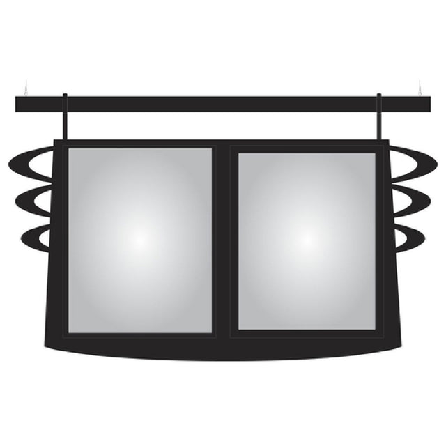 Hubert 52076 - Menu Board, 2-pocket, Hanging