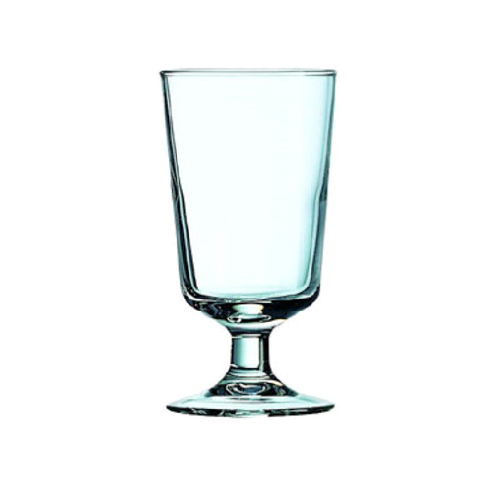 Arc Cardinal 71092 Arcoroc Excalibur Footed Hi Ball 8.0 Oz Soda Lime Glass