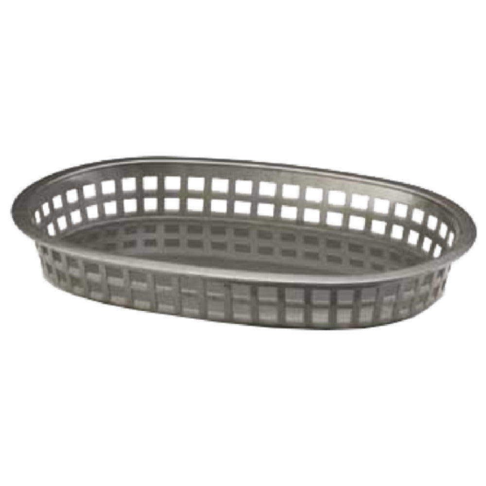 Tablecraft 1076GM Chicago Platter Basket 10-1/2" X 7" X 1-1/2" Oval