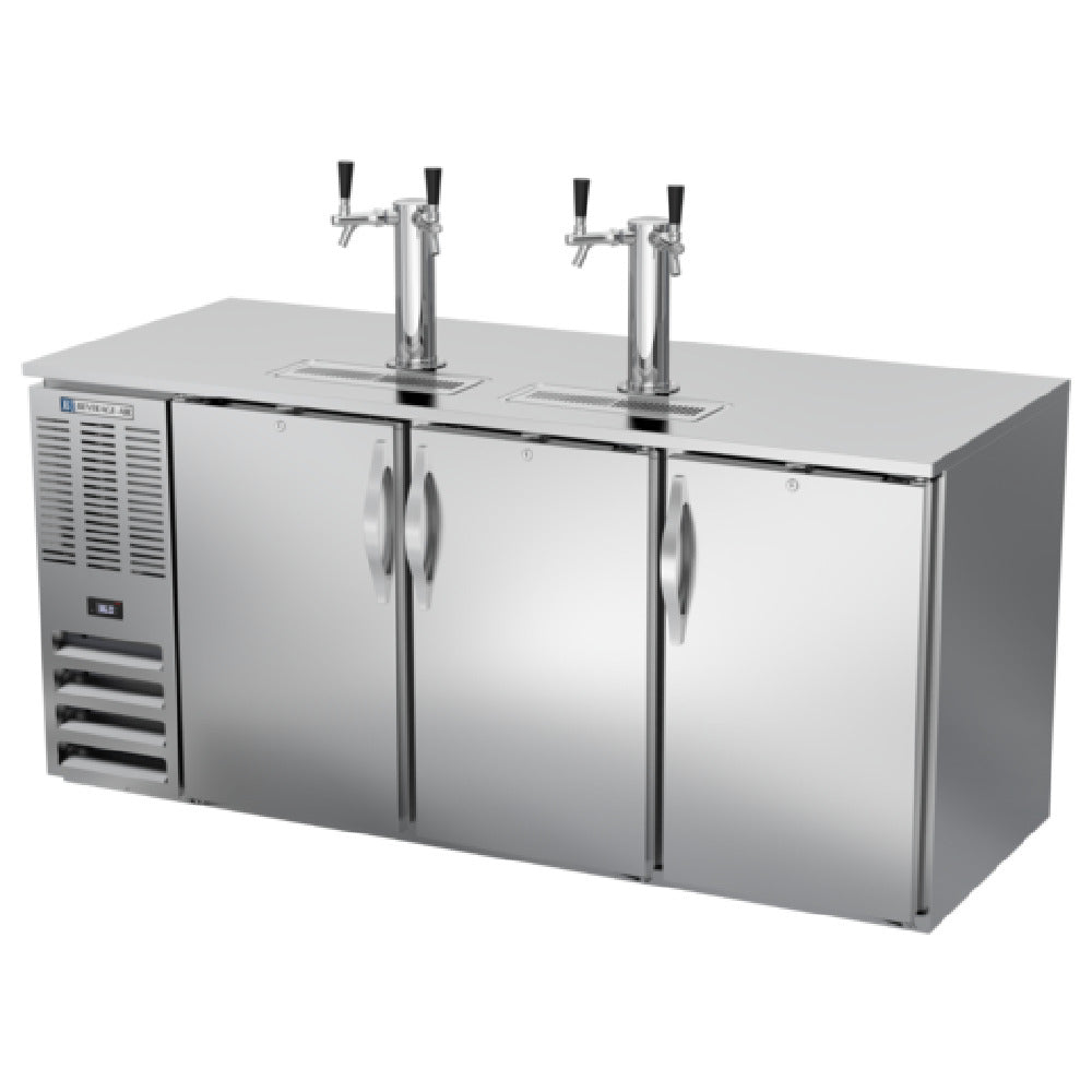 Beverage Air DD72HC-1-S - Draft Beer Cooler, 72"W, 24-3/8"D