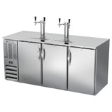 Beverage Air DD72HC-1-S - Draft Beer Cooler, 72"W, 24-3/8"D
