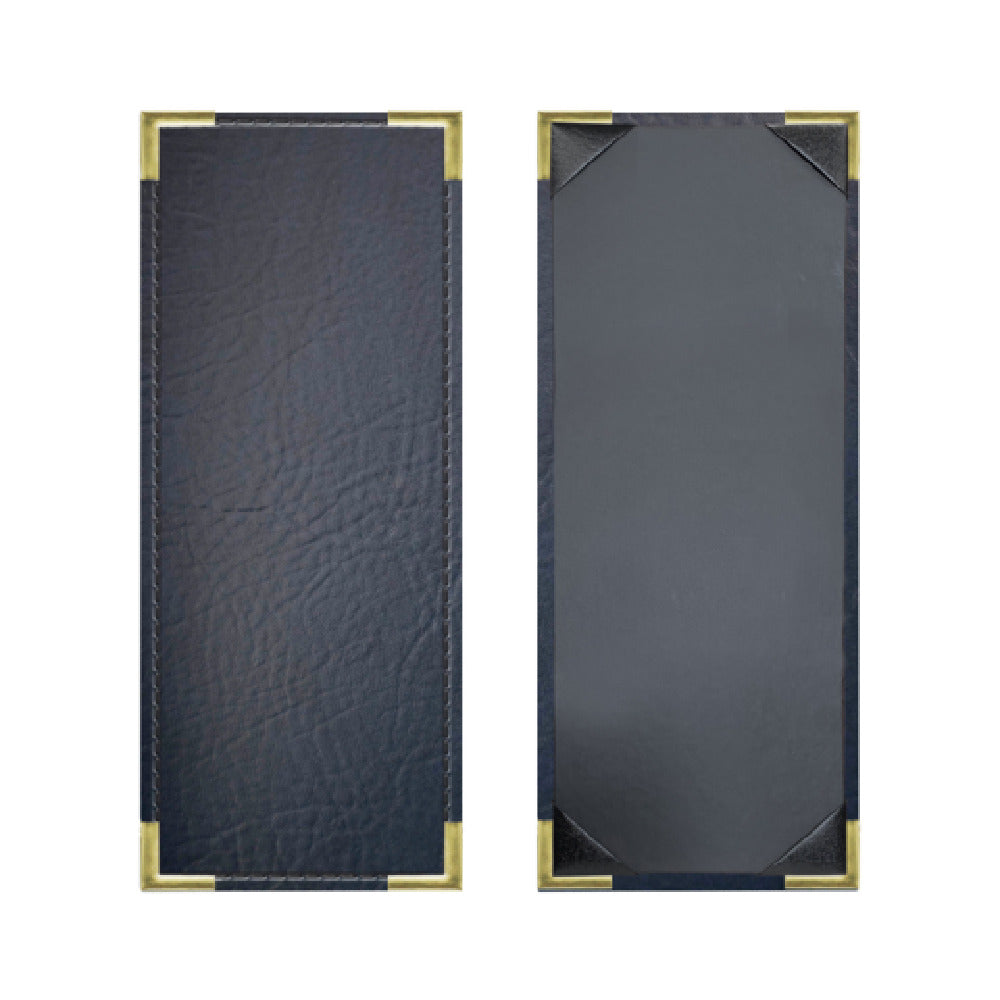 Risch HARST-1V 4.25X11 Harley Deluxe Padded Antibacterial/antimicrobial Faux-leather Menu Cover (specify Color)