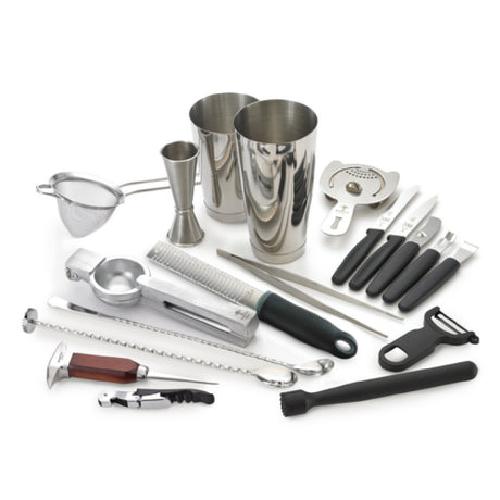 Mercer M37102 - Barfly® Deluxe Set, 18-piece, Includes: (1) Cocktail Shaker Set