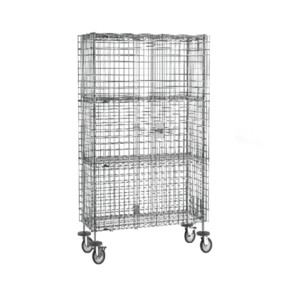 Metro SEC35EC-2SE - Super Erecta® Security Unit, Mobile, Chrome Plated Finish