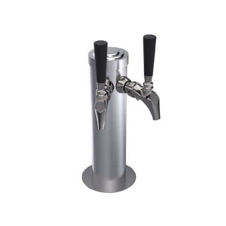 Krowne KSC-2S Krowne Double Faucet Column Tower Two Faucets Handles And Faucets Not Included