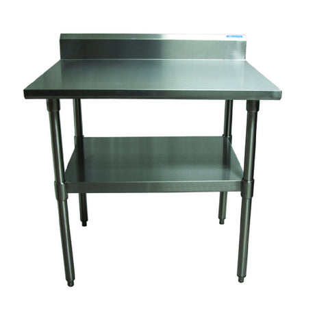 BK Resources CVTR5-3030 - Work Table, 30"W X 30"D X 34-3/4"H Overall Size, 16/304 Stainless Steel Top With 5"H Riser