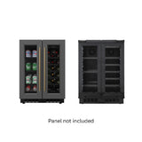 Koolmore KM-CWB24-BPR KoolMore Dual Zone Wine Cooler 22.60"W X 23.40"D X 33.90"H