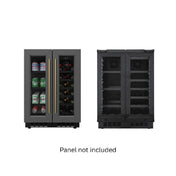 Koolmore KM-CWB24-BPR KoolMore Dual Zone Wine Cooler 22.60"W X 23.40"D X 33.90"H