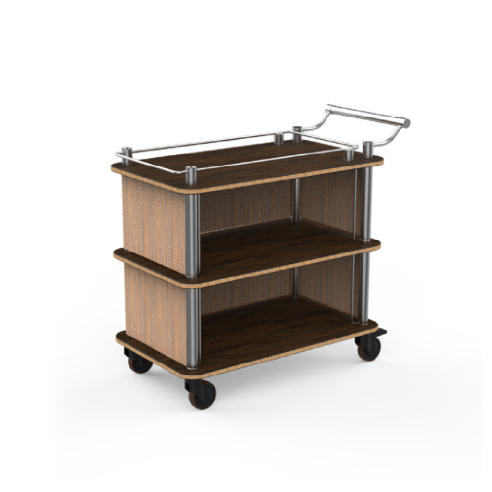 Steelite MGCRNX15WSXX Service Cart 41"L X 21"W X 36"H Mixed Materials