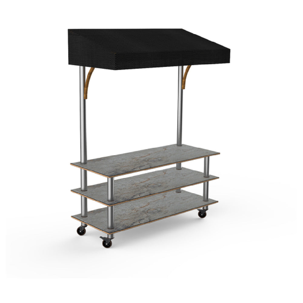 Steelite MGCMLB10GSBW Mogogo Buffet Solutions Modular Classic Canopy Unit 3-tier