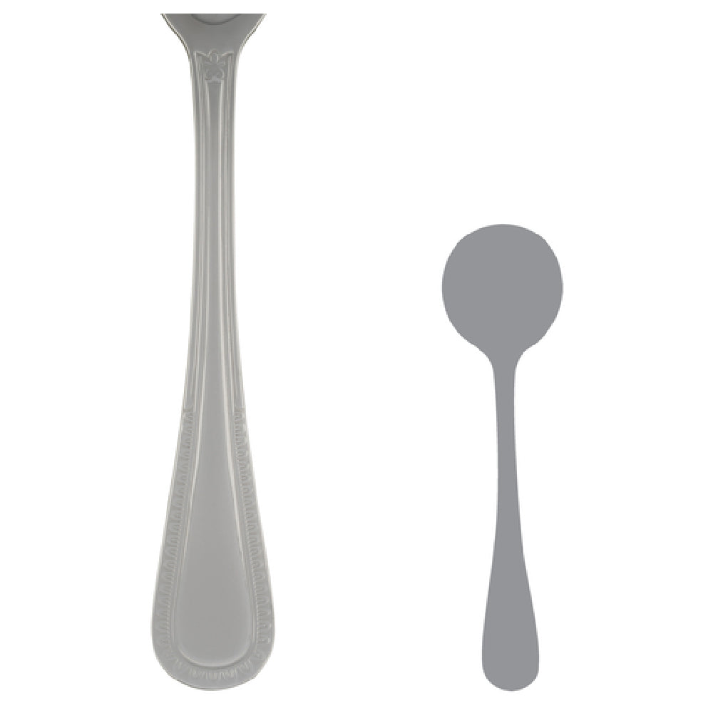 Steelite 5711SX002 Bouillon Soup Spoon 6-3/4"L 18/0 Stainless Steel