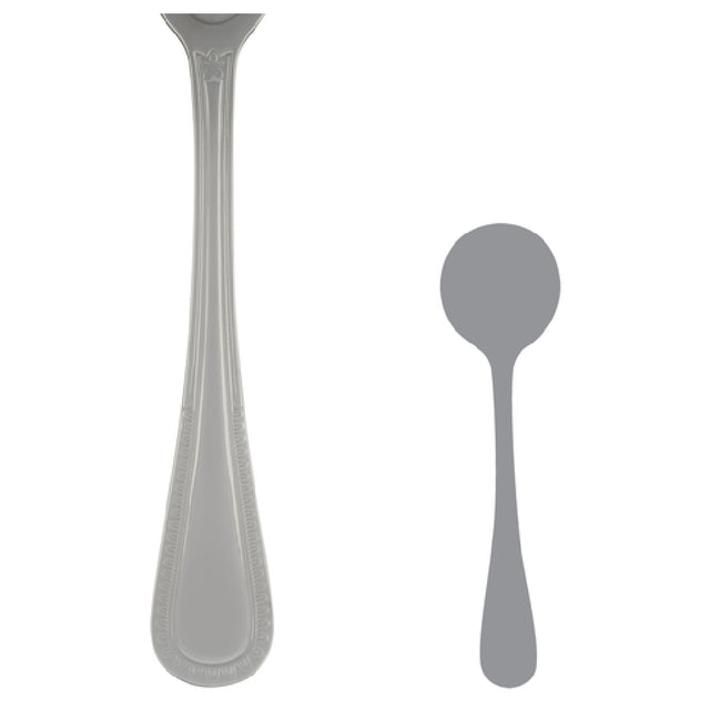 Steelite 5711SX002 Bouillon Soup Spoon 6-3/4"L 18/0 Stainless Steel