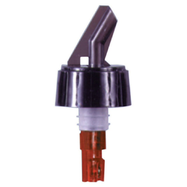 Spill-Stop 396-25 Posi-Por™ Pourer 1-1/8 Oz. Smoke With Black Collar