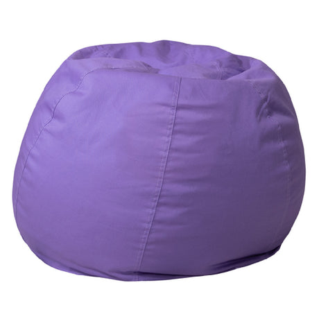 Flash Furniture DG-BEAN-SMALL-SOLID-PUR-GG Bean Bag Chair Small Removable Slip Cover